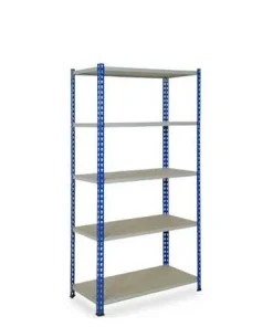 JRB/18/12/06/5 1220mm x 610mm Bay 5 Shelf short span shelving unit